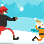 Google выпустила браузерную пародию на PUBG. Можно весело бросаться снежками