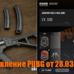 Обновление основных серверов PUBG от 28.03.2019