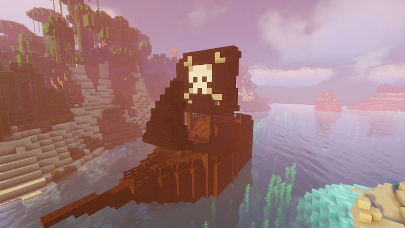 Как построить корабль в Minecraft13