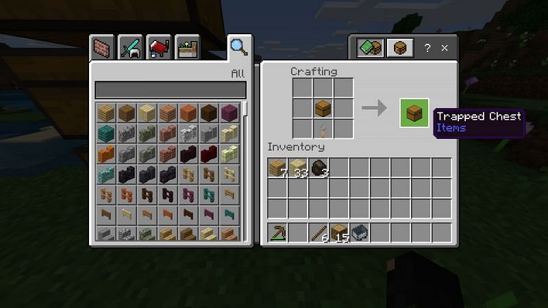 Как сделать сундук в Minecraft7